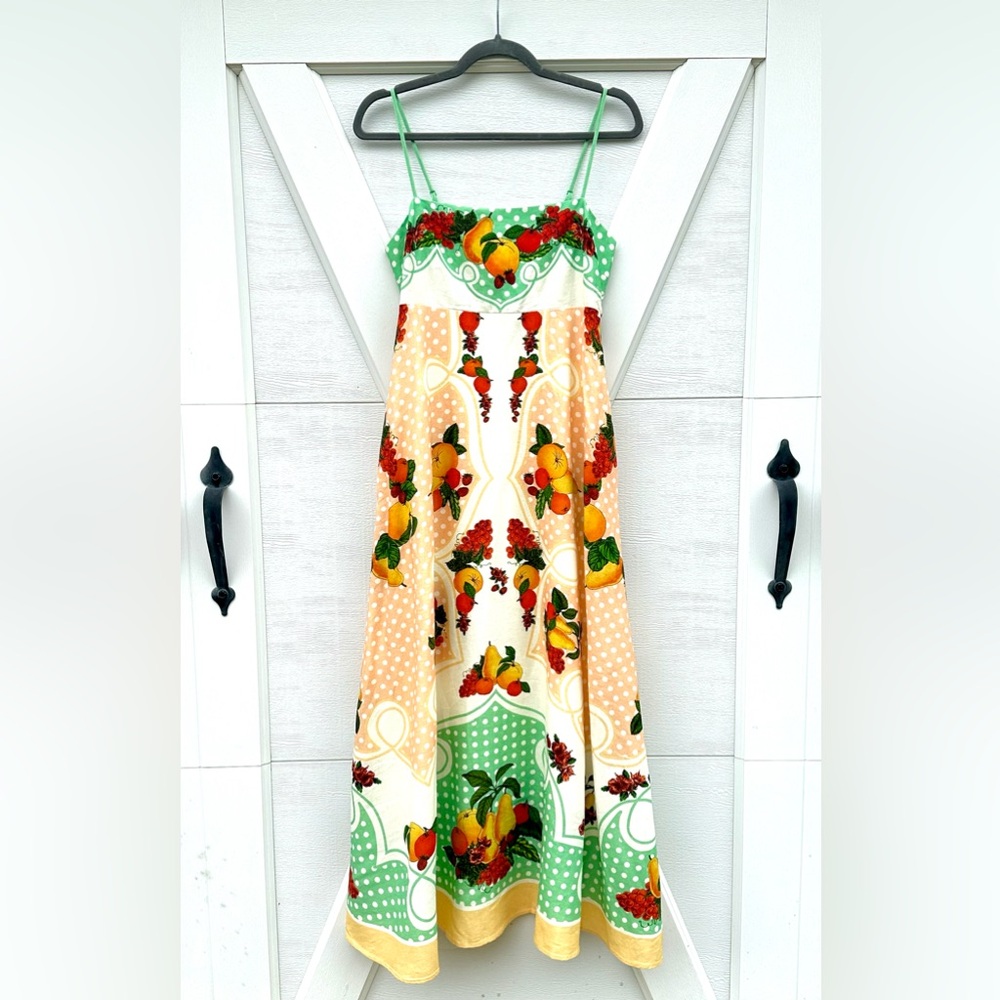 Caroline Constas Fruit Maxi Dress - Picture 4 of 5